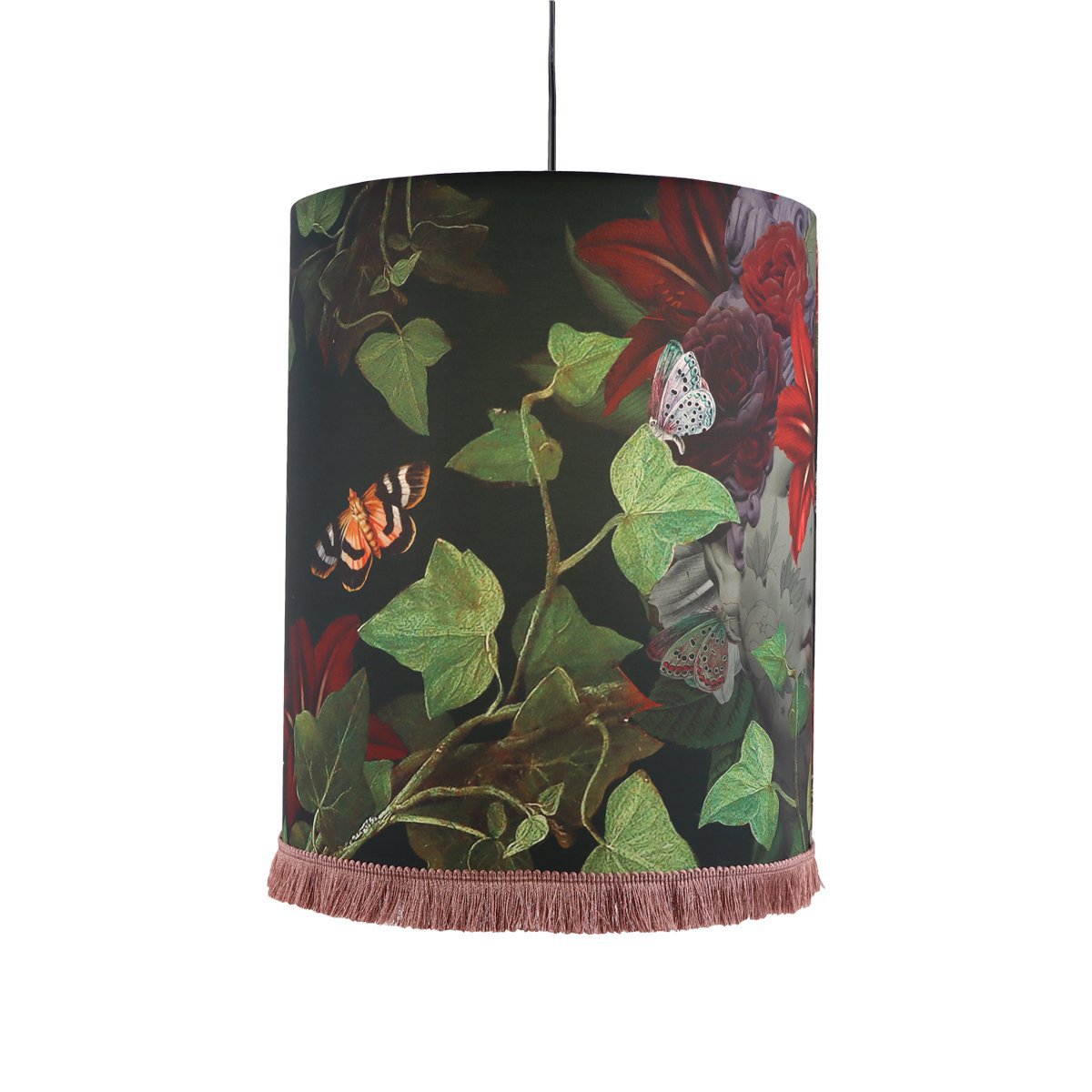 Ceiling lamp / suspension 30x36cm fringes Aphrodite