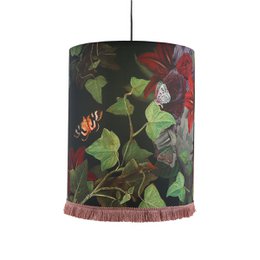 Ceiling lamp / suspension 30x36cm fringes Aphrodite