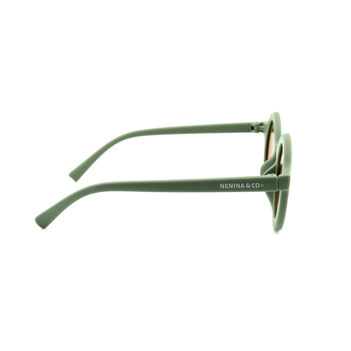 Nachhaltige grüne Baby-Sonnenbrille Nenina & Co