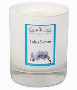 Candle Spa Luxuskerze im 20cl Becher - Lotusblume