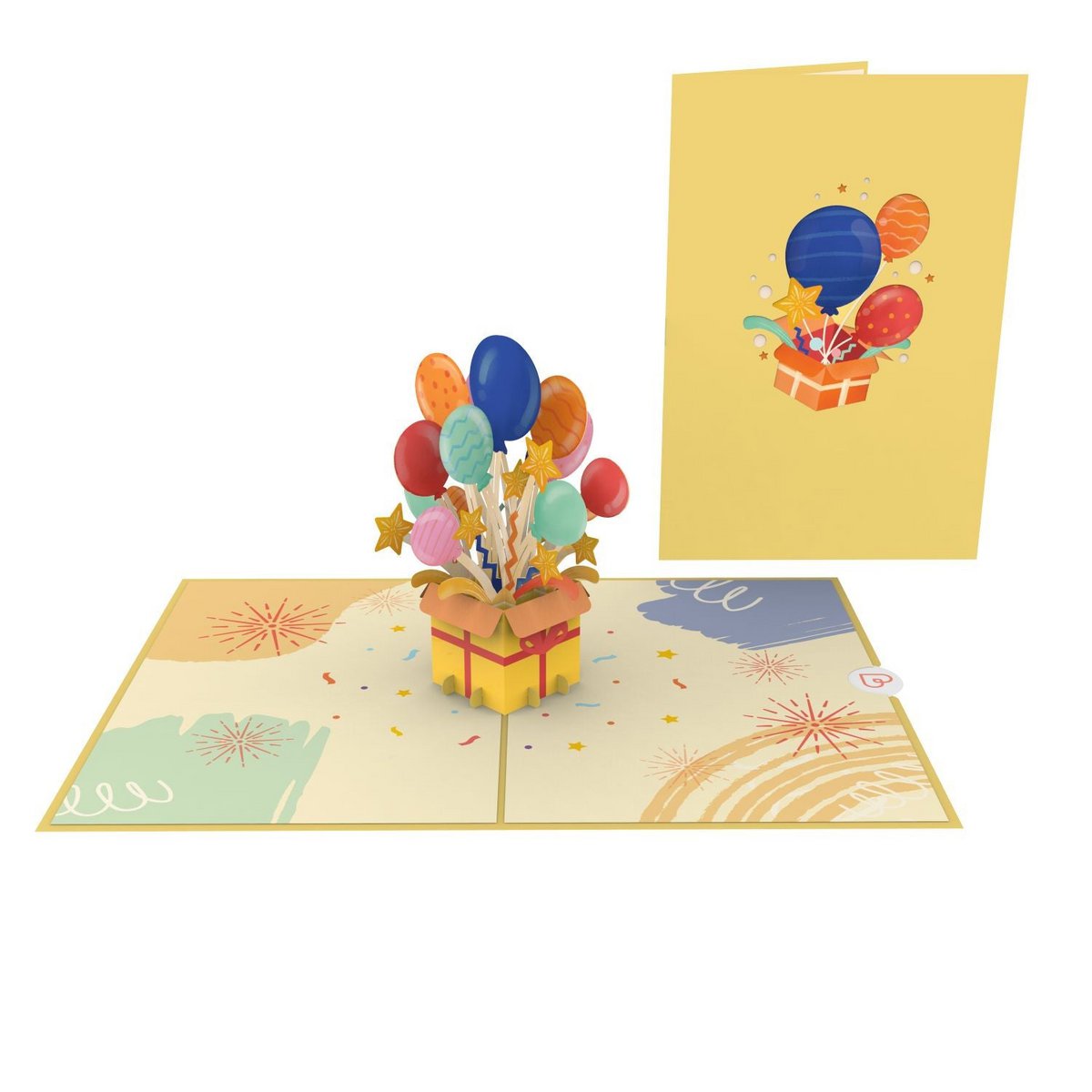 Biglietto pop-up per confezione regalo
