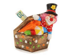Ceramic Ceramic Clown Sparditis 11x11x15cm