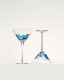 Okulary Martini Niebieskie