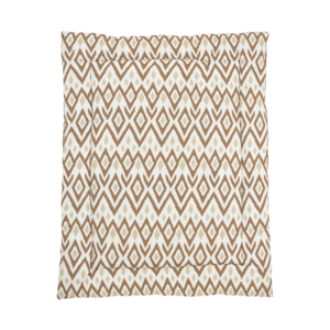 Playpen mat woven Ikat Sand/Toffee