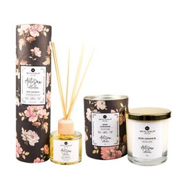 Aromatic HomeRose Geranium Luxury Room Candle and Spray