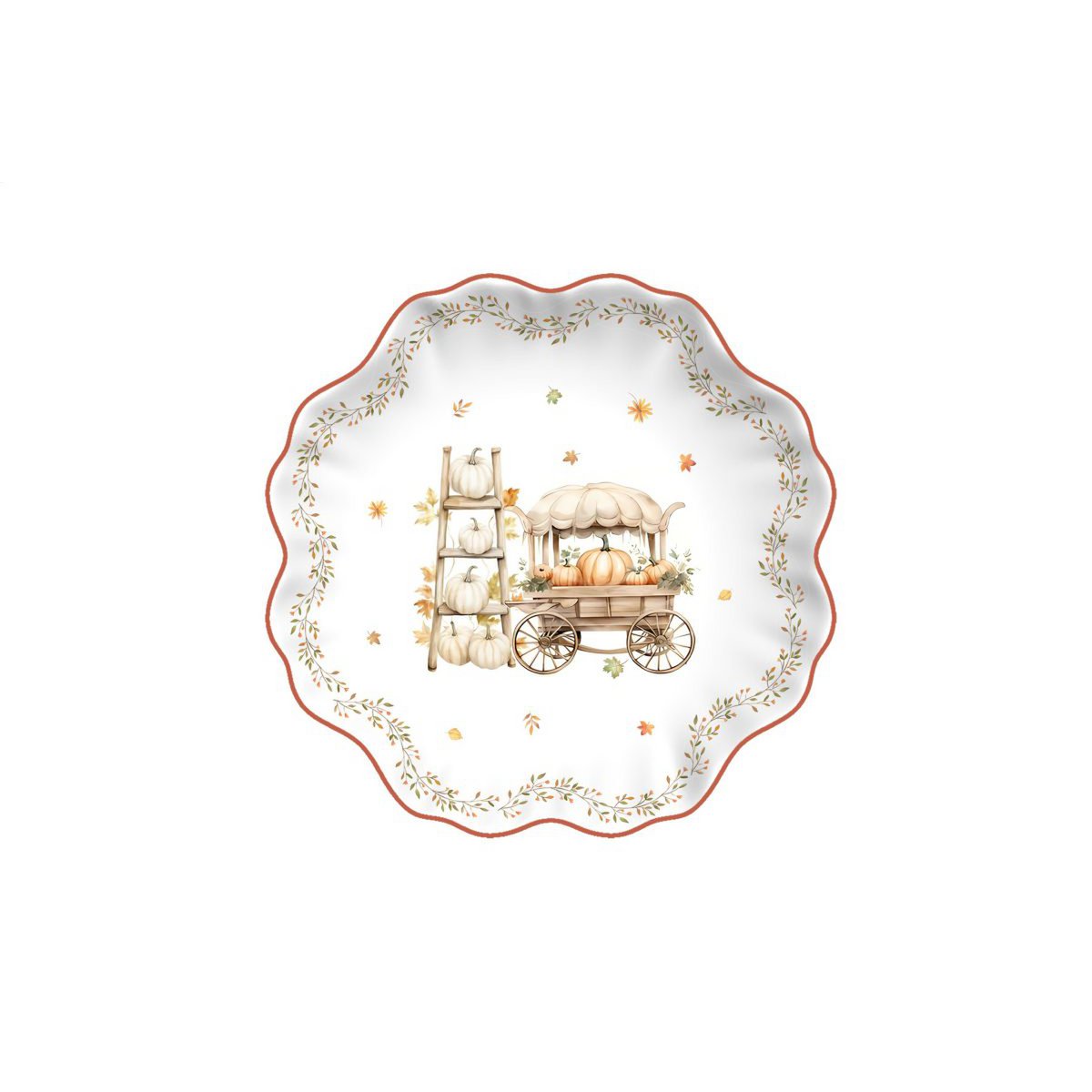 Vintage Autumn dessert plate 16 cm Isabelle Rose
