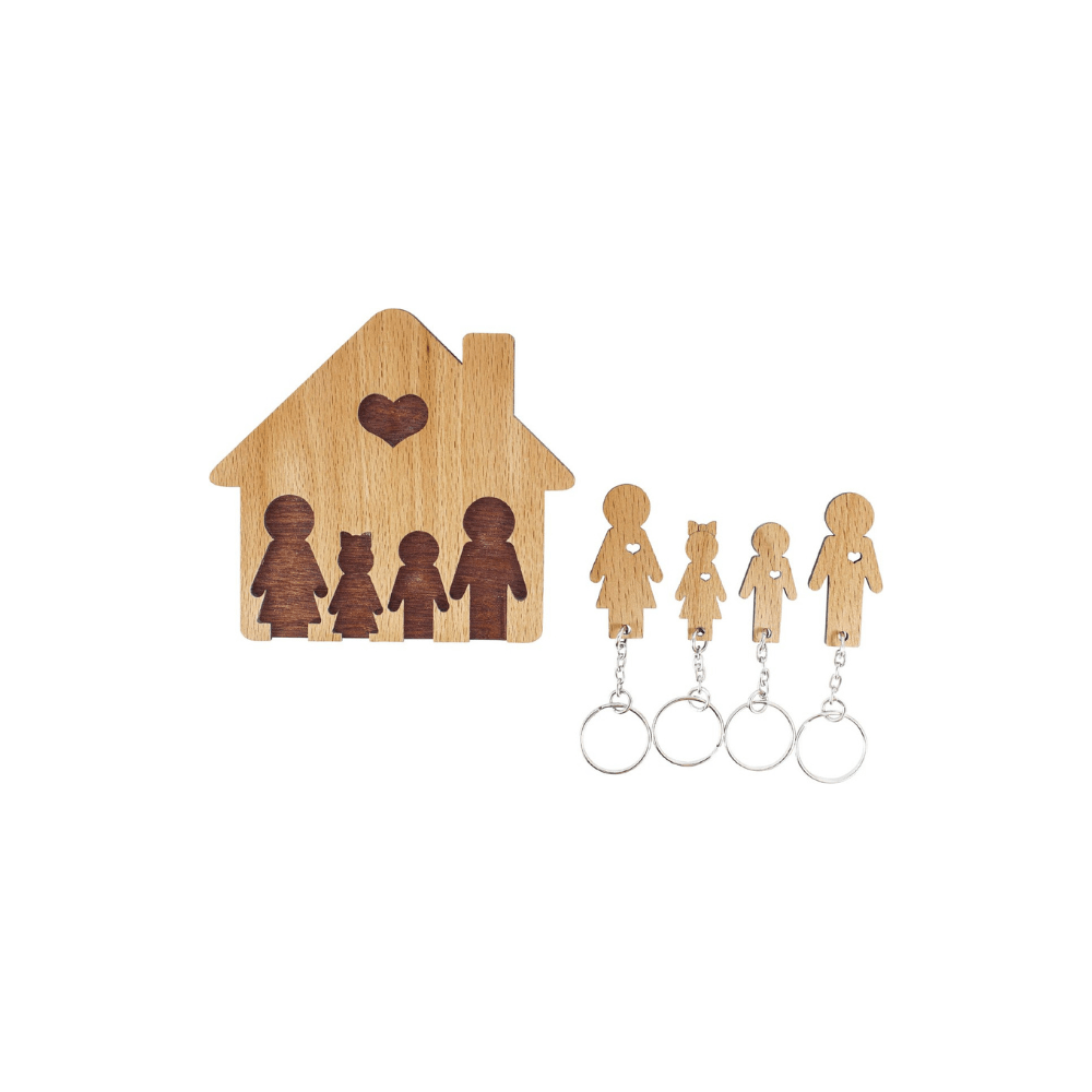 Familia de llaveros y llaveros