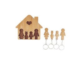 Famiglia di portachiavi e portachiavi