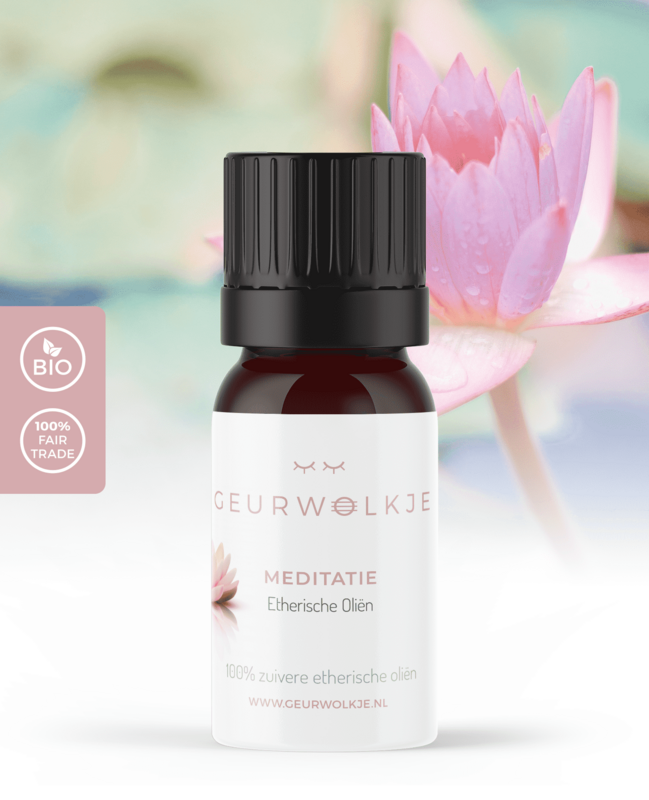 Meditatie - Geurwolkje® Blend - 100% Etherische Olie - 5 ML - Adviesprijs €8,95