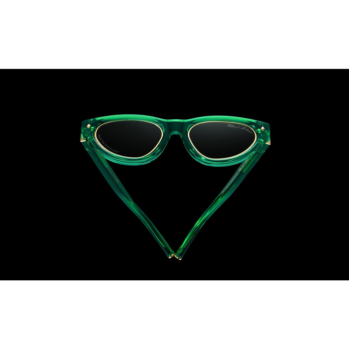 Walton & Mortimer nr. 21 “Enkeproducenten” Poison Green Limited Edition solbriller