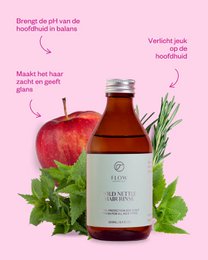 Appelazijn haarspoeling - Wild Nettle Hair Rinse