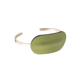 Brazalete ovalado verde
