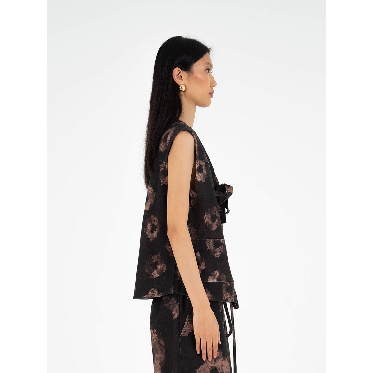 Kamizelka jeansowa Rush Print