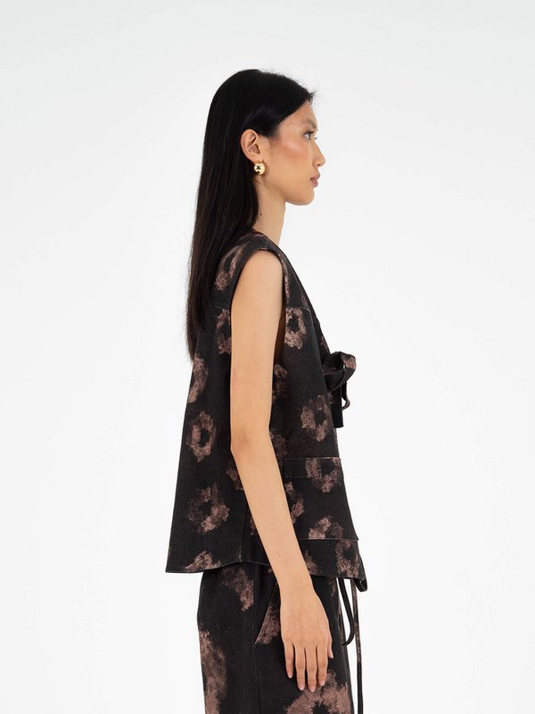 Kamizelka jeansowa Rush Print