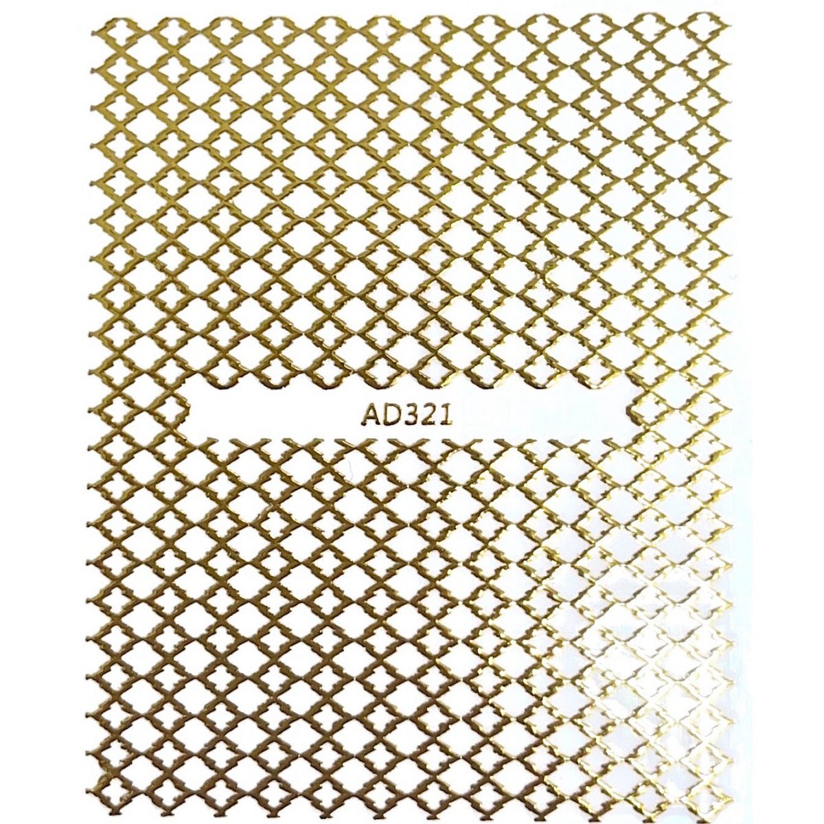 Gold pattern stickers