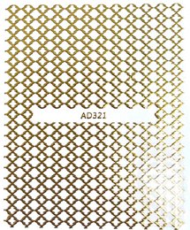 Gold pattern stickers