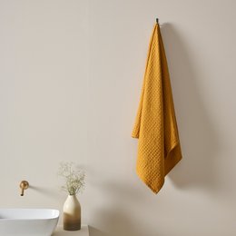 Badetuch | Waffelbaumwolle Bambus XL umweltfreundlich | 90x150cm