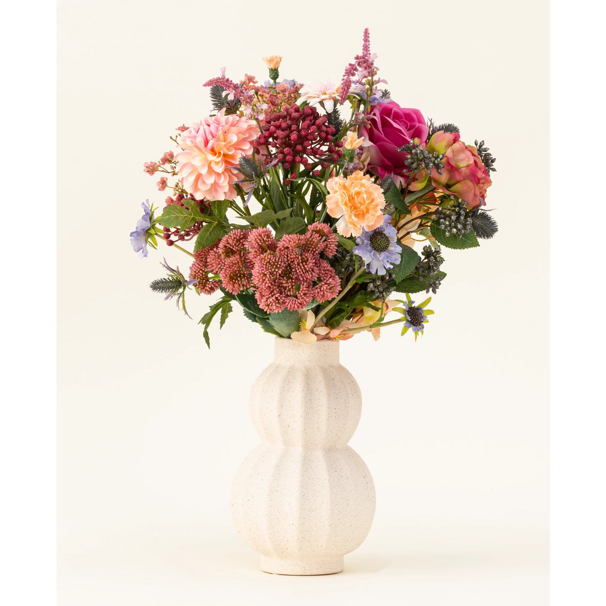 Ramo de flores artificiales de seda Pretty Pastel
