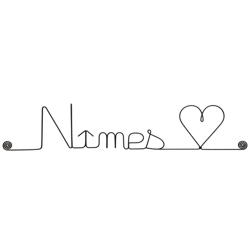 Decoración de pared con alambre - Ciudad - "Nimes" - para fijar - Joyería de pared