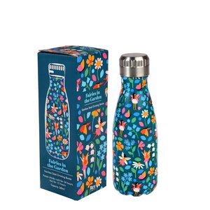 Edelstahlflasche 260 ml – Feen im Garten