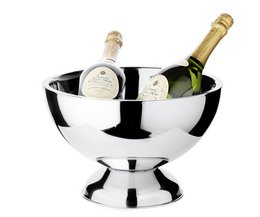 EDZARD champagnekøler flaskekøler vinkøler Cadiz, rustfrit stål højpoleret, dobbeltvægget, ø 32 cm