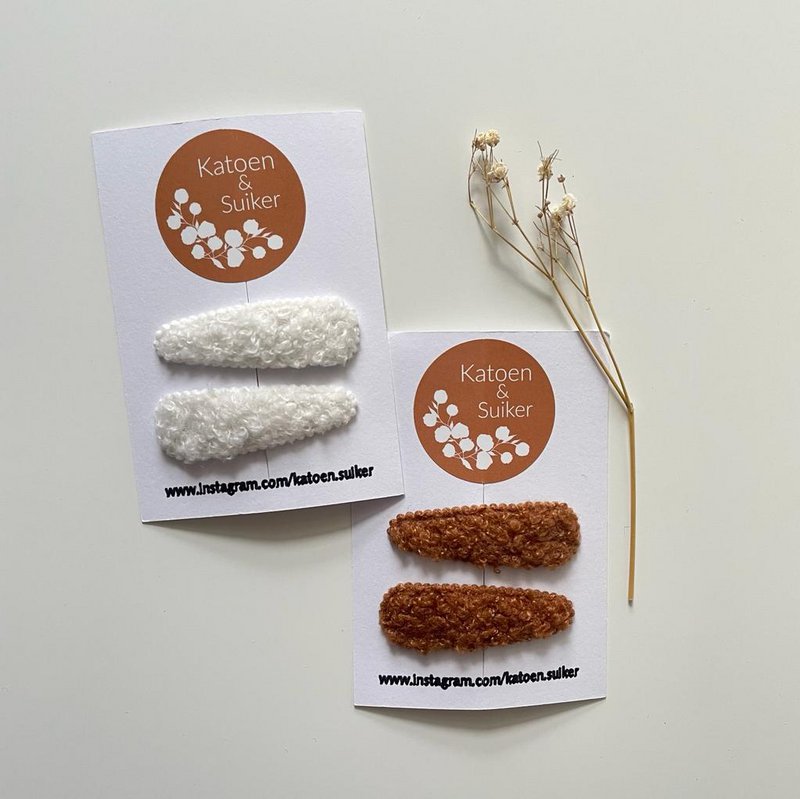 Teddy pins 5cm (brown)