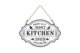 Targa in metallo Cucina 30x20 cm Isabelle Rose