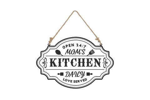 Metal sign Kitchen 30x20 cm Isabelle Rose