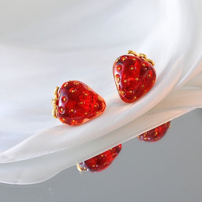 Zoete Aardbei Sieraden Set