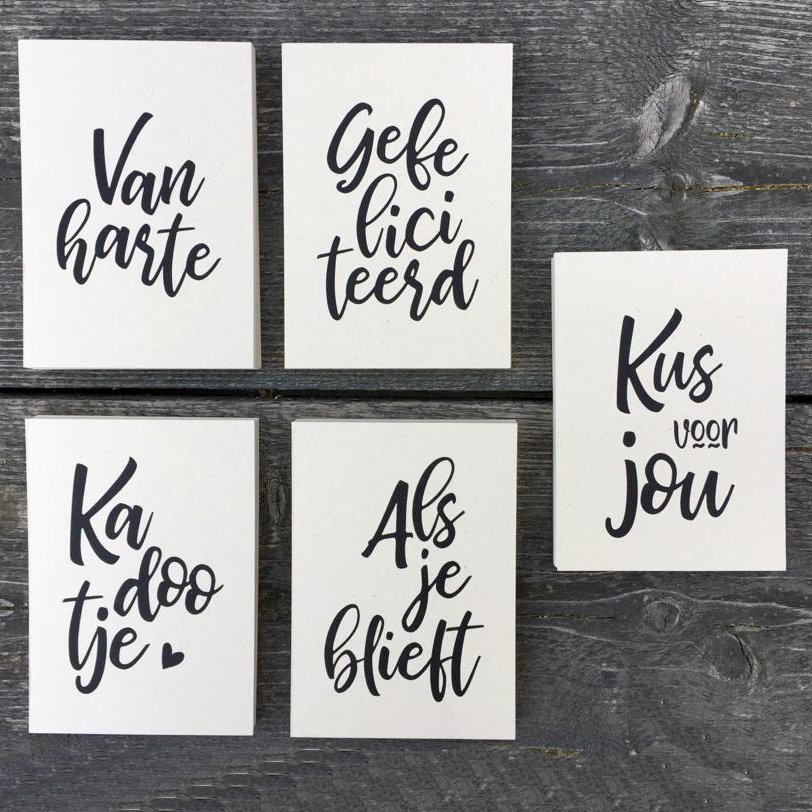 KAART | Gefeliciteerd