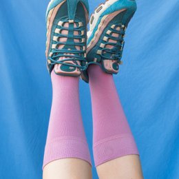 KLUE Organic solid Socks | Pink