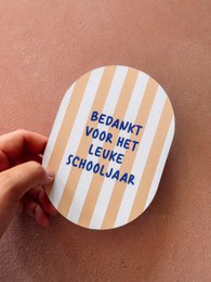 Merci pour cette belle année scolaire