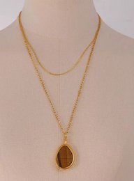 Collar ojo de tigre Delphine