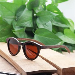 Bambusowe okulary przeciwsłoneczne - Livegens Mountbrown