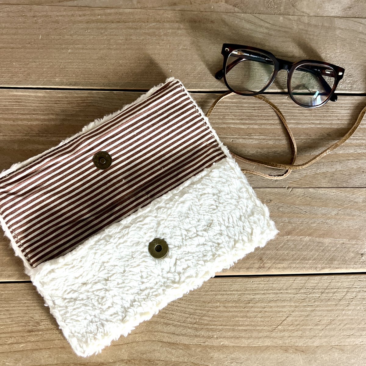 Teddy Sunglass Pouch cotton teddy