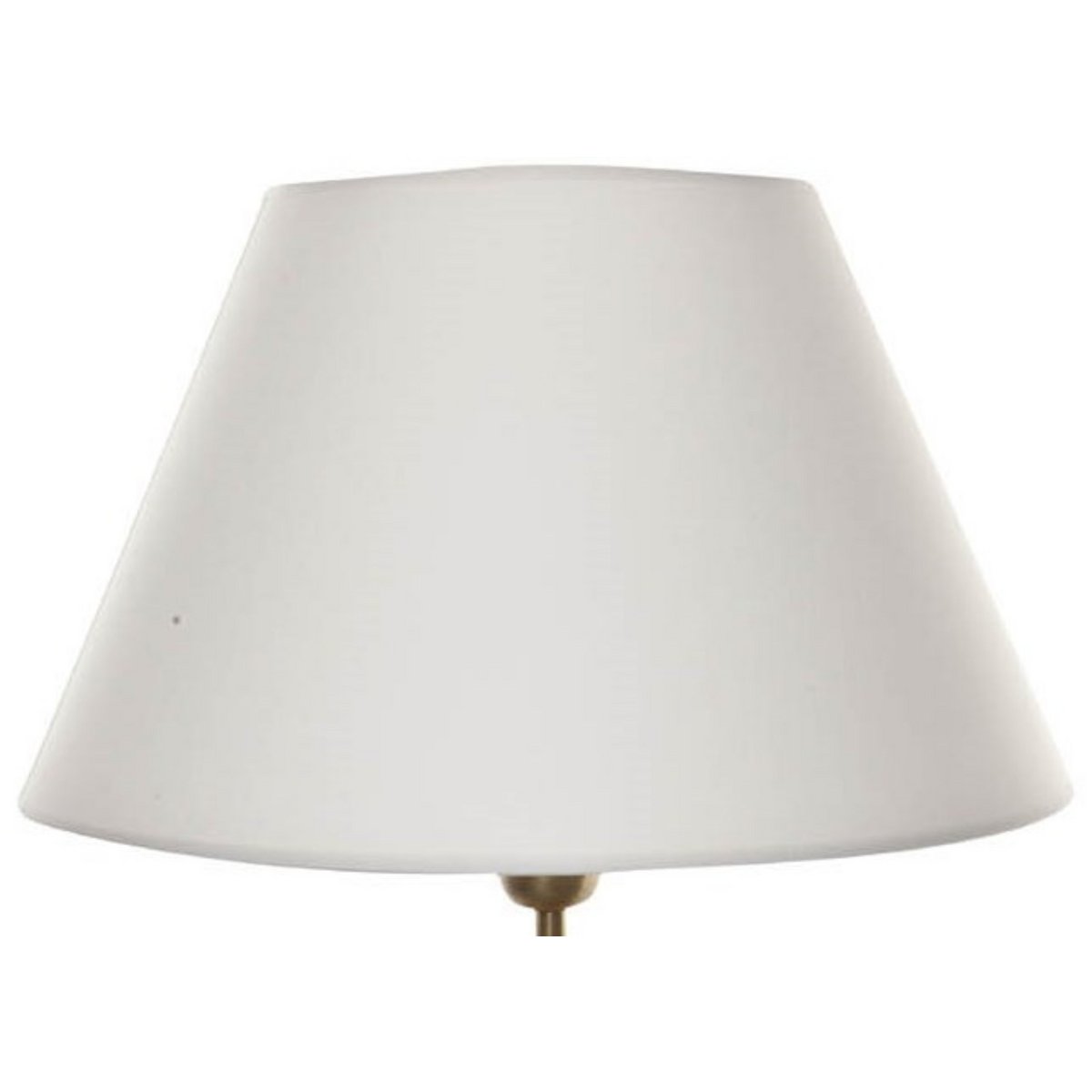 Klosz z tkaniny biały/biały wewnątrz 40/20/24 cm