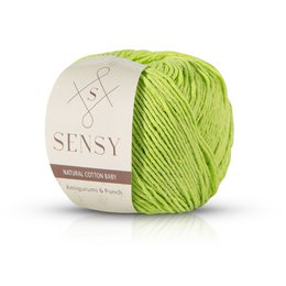 Sensy Premium Natural Baby Cotton 100% filato di cotone morbido per lavoro a maglia e uncinetto Amigurumi