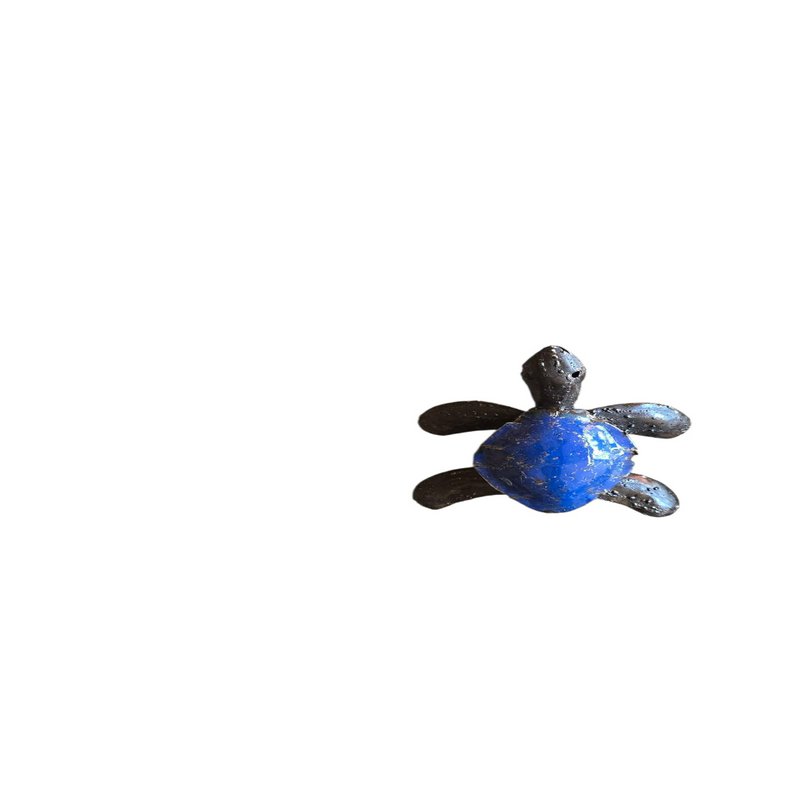 METAL SMALL BLUE TORTOISE