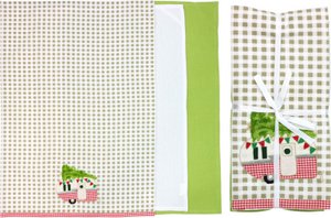 KITCHEN TOWELS CARAVAN 3 PIECE SET (HOFF5320)