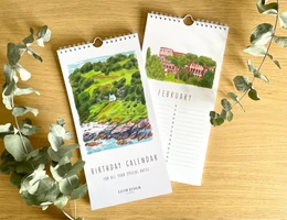 Geïllustreerde Verjaardagskalender I Celyn Art Mixed Media Illustraties
