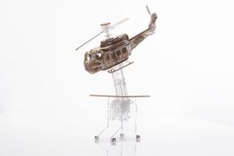 Veter Models 3D Model Building Kit, platform til helikopter, AKV-12, 10,7x9,7x9,4 cm