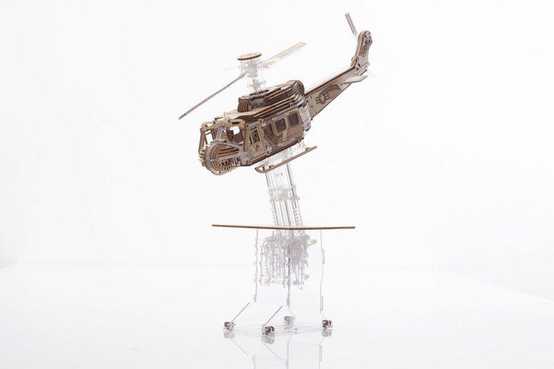 Veter Models 3D Model Building Kit, platform til helikopter, AKV-12, 10,7x9,7x9,4 cm