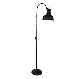 Stehlampe 59x27x189 cm Schwarzes Eisenstämmerlampe