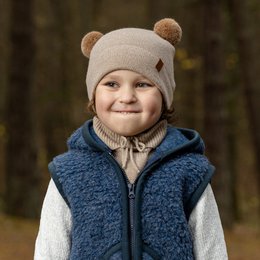 Dzianinowa czapka dziecięca, Dickie i rękawiczki, 3-częściowe