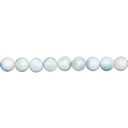 Nić Larimar - kamienie kulkowe 10mm