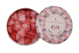 Lavendel Rose Poppy sortiment slik - Metalæske - 200g