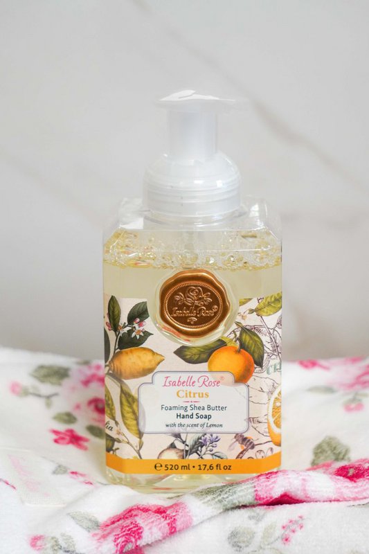 Schäumende Sheabutterseife Citrus 520 ml Isabelle Rose