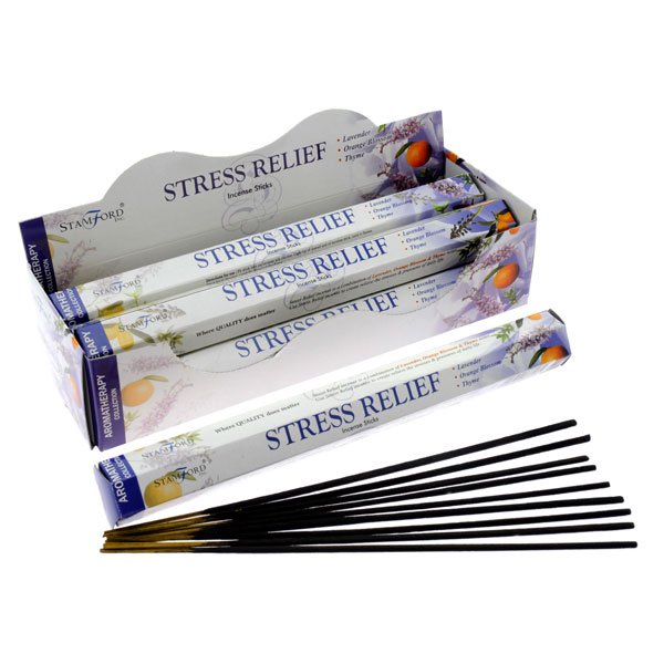 37113 Bâtonnets d'encens d'aromathérapie Stamford Hex Soulagement du stress