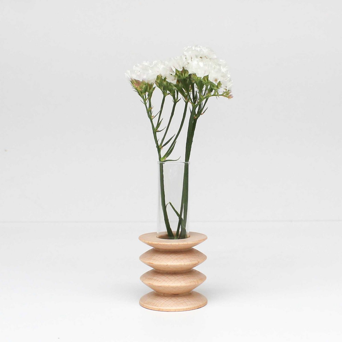 Totem Holzvase - Kurz Nr. 2