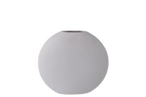 J-Line vase Round Flat - ceramic - light purple - 24.50 cm high
